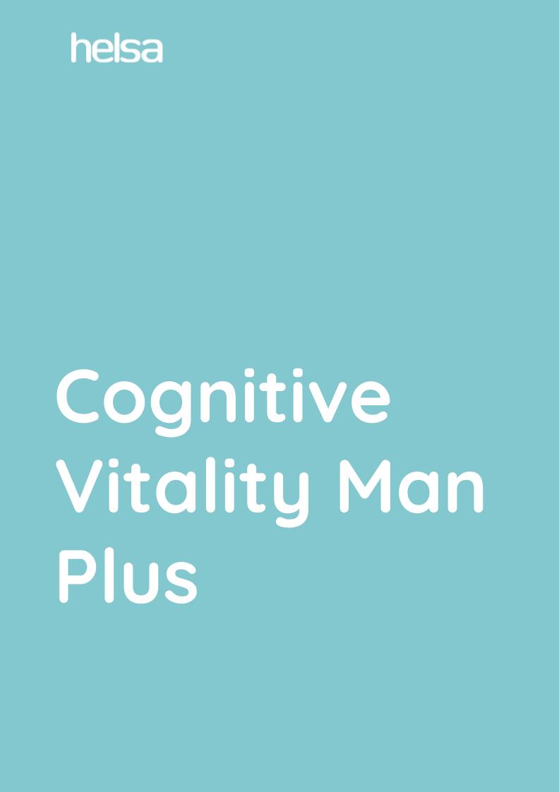Cognitive Vitality Man Plus