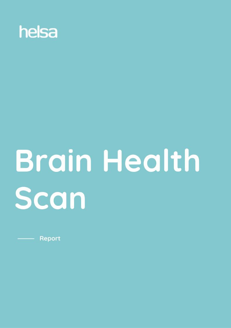 Brain Health Scan
