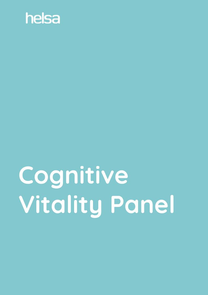 Cognitive Vitality Panel